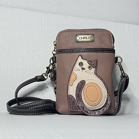 Chala Novelty Cat Crossbody Phone Bag - Picture 2 of 14
